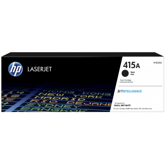 HP 415A BLACK LASERJET TONER CARTRIDGE 2.4K - (W2030A)