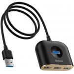 BASEUS USB HUB 1X USB 3.0 3X USB 2.0 ����� - (CAHUB-AY01)