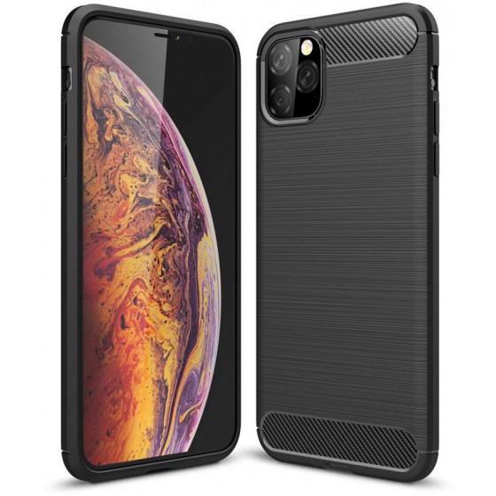 POWERTECH ���� CARBON FLEX ��� IPHONE 11 PRO ����� - (MOB-1378)