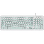 ALCATROZ WIRED KEYBOARD JELLYBEAN U200 W.MINT - (U200WM)