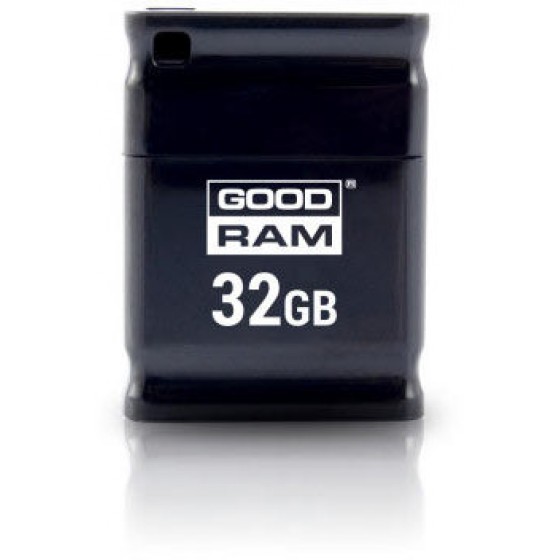 GOODRAM MINI USB 2.0 FLASH DRIVE 32GB BLACK - (UPI2-0320K0R11)