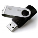 GOODRAM USB 2.0 FLASH DRIVE 32GB BLACK UTS2 - (UTS2-0320K0R11)