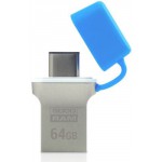 GOODRAM USB 3.0 DUAL DRIVE TYPE A & TYPE C 64GB - (ODD3-0640B0R11)