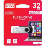 GOODRAM USB 3.0 FLASH DRIVE 32GB BLACK UTS3 - (UTS3-0320K0R11)