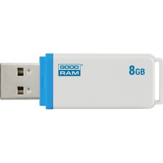 GOODRAM USB FLASH DRIVE 8GB UMO2 WHITE GRAPHITE - (UMO2-0080E0R11)