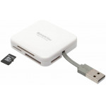 PNY CARD READER ALL IN ONE WHITE - (AXP 724)
