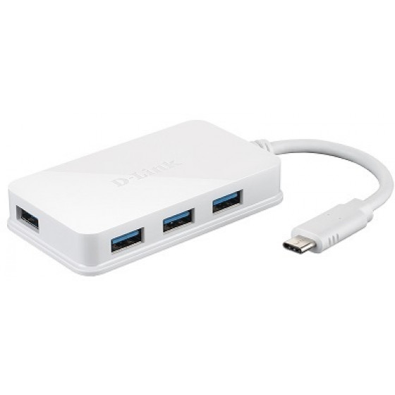 D-LINK USB-C TO 4-PORT USB 3.0 HUB - (DUB-H410)