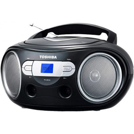 TOSHIBA AUDIO PORTABLE CD BOOMBOX BLACK - (TY-CRS9-BLK)