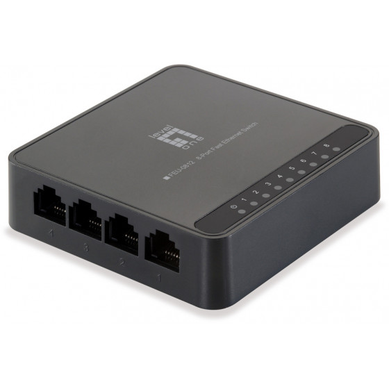 LEVEL ONE ETHERNET SWITCH FEU-0812 8-PORT 10/100MBPS VER. 1.0