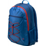 HP CARRYING CASE 15.6 ACTIVE MARINE BLUE CORAL RED BACKPACK - (1MR61AA)