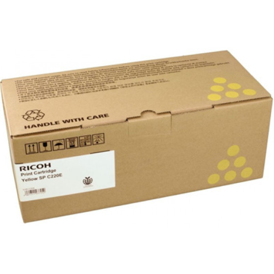 RICOH AFICIO TONER ��� SP C220/221/222 YELLOW 2K - (406055)