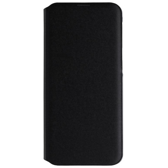 SAMSUNG GALAXY A20 FLIP WALLET COVER BLACK - (EF-WA202PBEGWW)