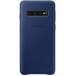SAMSUNG GALAXY S10 LEATHER COVER NAVY - (EF-VG973LNEGWW)