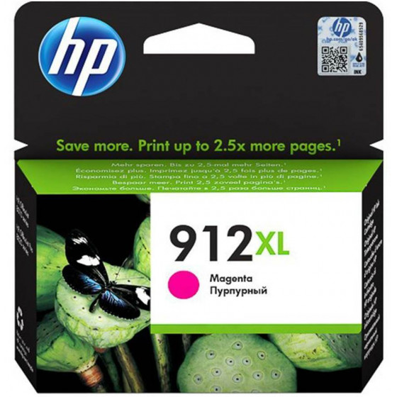 HP INKJET CARTRIDGE NO 912XL HIGH YIELD MAGENTA 825P - (3YL82AE)