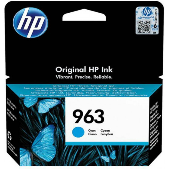 HP INKJET CARTRIDGE NO 963 CYAN 700P - (3JA23AE)