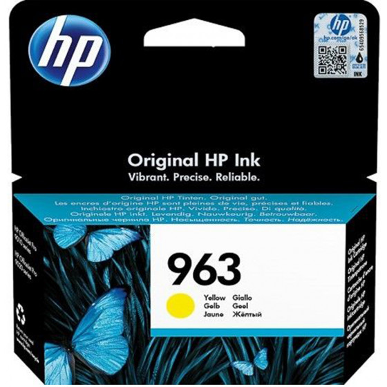 HP INKJET CARTRIDGE NO 963 YELLOW 700P - (3JA25AE)