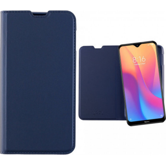 IDOL 1991 ���� ��� XIAOMI REDMI 8A PRIME MAGNET BOOK STAND DARK BLUE - (5205308250675)