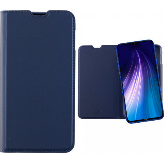 IDOL 1991 ���� ��� XIAOMI REDMI NOTE 8 PRIME MAGNET BOOK STAND DARK BLUE - (5205308250699)