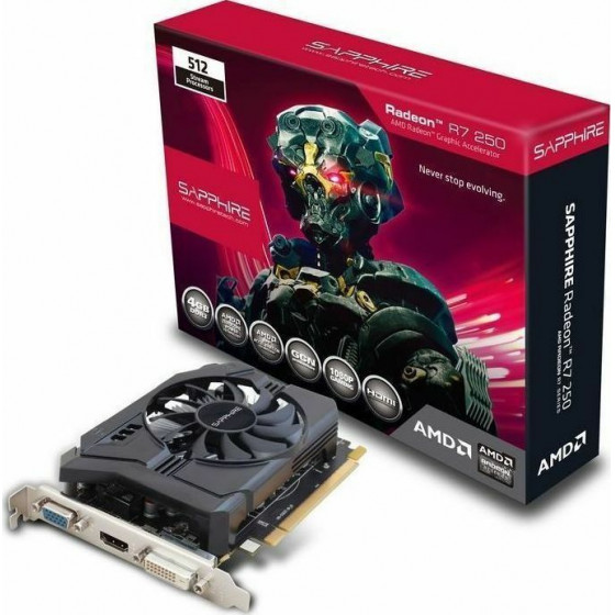 SAPPHIRE VGA PCI-E RADEON R7 250 4GB - (11215-23-20G)