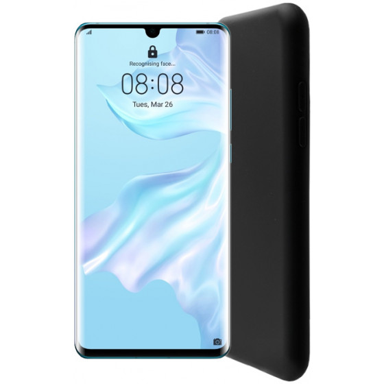 LIME SUCCESSORIES ���� ��� HUAWEI P30 PRO VELVET TPU 4 SIDE BLACK - (5205308242519)