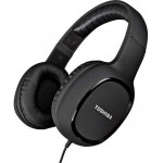 TOSHIBA AUDIO WIRED OVER EAR HEADPHONES BLACK - (RZE-D160H-BLK)