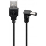POWERTECH ������� USB 2.0(M) �� DC 5.5X2.5MM (F) CAB-U121 COPPER 1.5M - (CAB-U121)