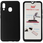 POWERTECH ���� BODY 360 �� TEMPERED GLASS ��� SAMSUNG A20E ����� - (MOB-1400)