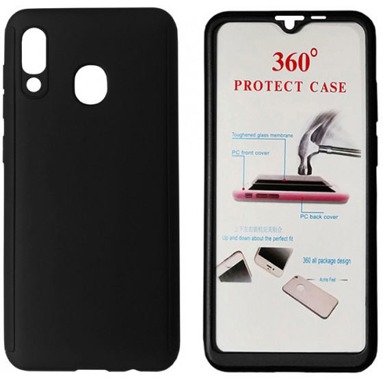 POWERTECH ���� BODY 360 �� TEMPERED GLASS ��� SAMSUNG A20E ����� - (MOB-1400)