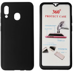 POWERTECH ���� BODY 360 �� TEMPERED GLASS ��� SAMSUNG A40 ����� - (MOB-1404)