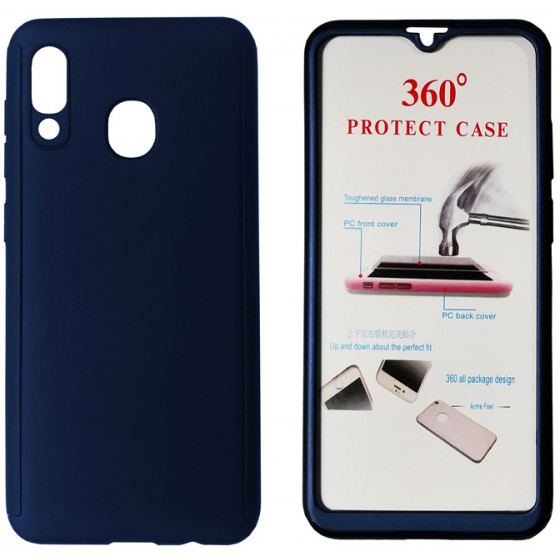 POWERTECH ���� BODY 360 �� TEMPERED GLASS ��� SAMSUNG A40 ���� - (MOB-1405)