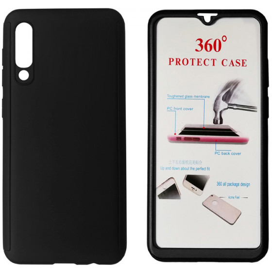 POWERTECH ���� BODY 360 �� TEMPERED GLASS ��� SAMSUNG A50 ����� - (MOB-1406)