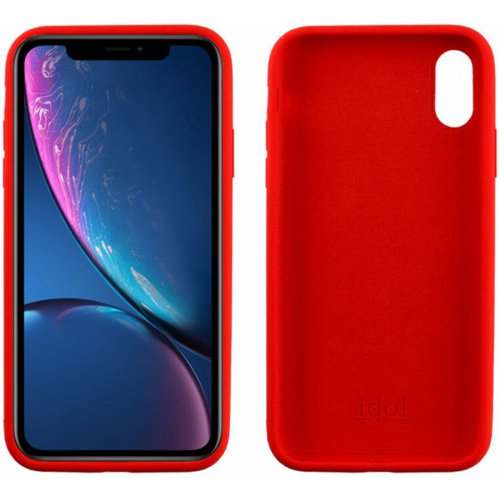 IDOL 1991 ���� ��� IPHONE XR VELVET TPU 4 SIDE RED - (5205308232596)