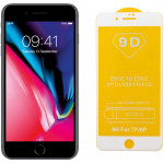 IDOL 1991 TEMPERED GLASS ��� IPHONE 8/7 PLUS 9H 0.25MM 9D FULL GLUE SPECIAL FULL COVER WHITE - (5205308236730)