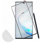 IDOL 1991 TEMPERED GLASS ��� SAMSUNG NOTE 10 9H 0.30MM 3D FULL GLUE SEMI CURVED FINGER UNLOCK BLACK - (5205308251412)