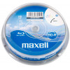 MAXELL BLU RAY BD-R 25GB SINGLE LAYER 4X SPEED PRINTABLE CAKE 10 - (DVD0388)