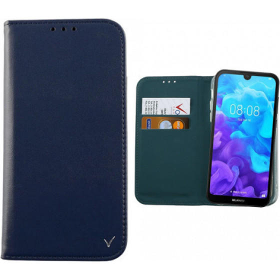 VOLTE-TEL ���� ��� HUAWEI Y5 2019/HONOR 8S POCKET MAGNET BOOK STAND BLUE - (5205308247934)