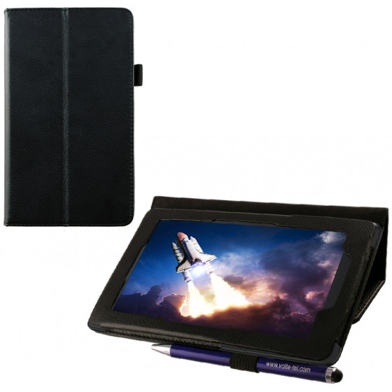 VOLTE-TEL ���� ��� LENOVO TAB E7 TB-7104F LEATHER BOOK STAND EXTRA PROTECTION BLACK - (5205308237003)