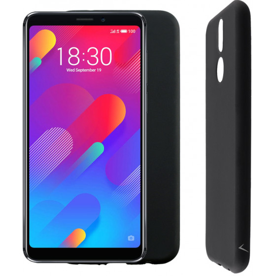 VOLTE-TEL ���� ��� MEIZU M8 SILICON TPU BLACK - (5205308235887)