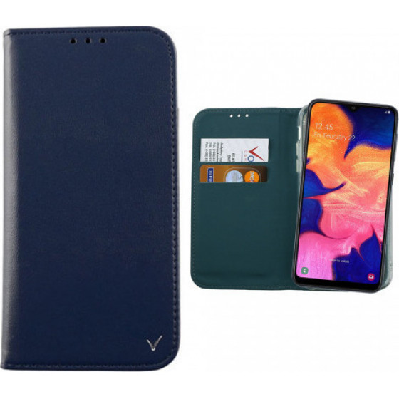 VOLTE-TEL ���� ��� SAMSUNG A10 2019 A105 POCKET MAGNET BOOK STAND BLUE - (5205308239786)