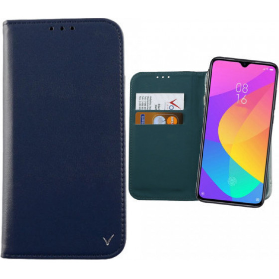 VOLTE-TEL ���� ��� XIAOMI MI 9 LITE POCKET MAGNET BOOK STAND BLUE - (5205308255731)