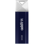 ADDLINK USB FLASH DRIVE 64GB U12 USB 2.0 ALUMINIUM DARK BLUE - (AD64GBU12D2)