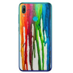 INOS ���� TPU ��� HUAWEI Y7 2019 ART THEME VERTICAL WATERCOLOR - (5205598125653)