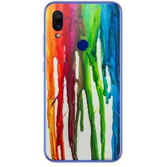 INOS ���� TPU ��� XIAOMI REDMI 7 ART THEME VERTICAL WATERCOLOR - (5205598124175)