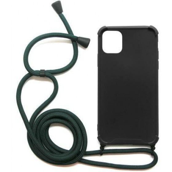 INOS ���� TPU CROSSBODY ��� APPLE IPHONE 11 PRO MAX SHOCK PROOF ����� �� ���� STRAP - (5205598132347)
