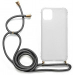 INOS ���� TPU CROSSBODY ��� APPLE IPHONE 11 SHOCK PROOF ������� �� ���� STRAP - (5205598129569)