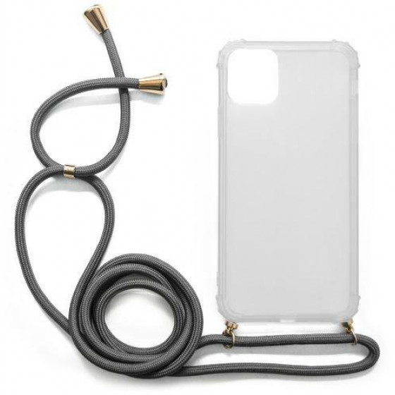INOS ���� TPU CROSSBODY ��� APPLE IPHONE 11 SHOCK PROOF ������� �� ���� STRAP - (5205598129569)