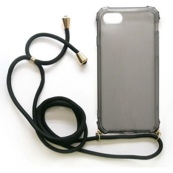 INOS ���� TPU CROSSBODY ��� APPLE IPHONE 7 ��� IPHONE 8 SHOCK PROOF SMOKE �� ����� STRAP - (5205598127305)