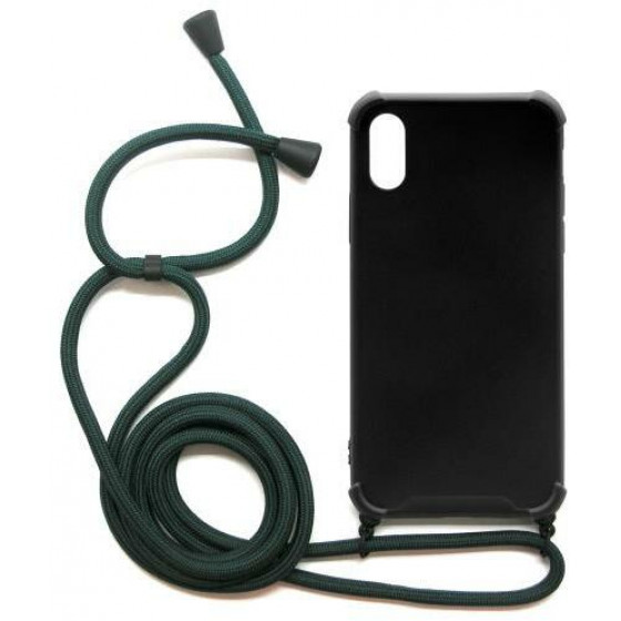 INOS ���� TPU CROSSBODY ��� APPLE IPHONE X ��� IPHONE XS SHOCK PROOF ����� �� ���� STRAP - (5205598132354)