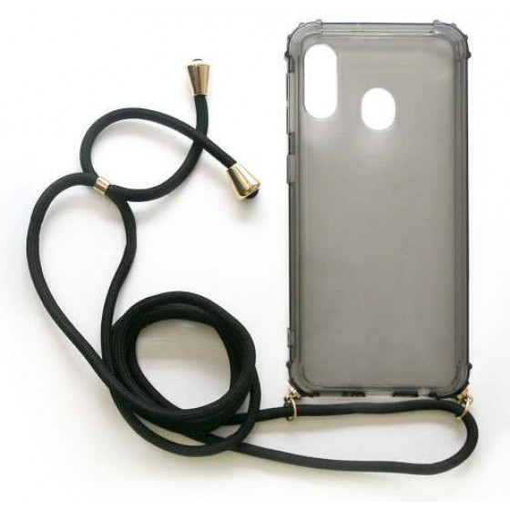 INOS ���� TPU CROSSBODY ��� SAMSUNG A202F GALAXY A20E SHOCK PROOF SMOKE �� ����� STRAP - (5205598127480)