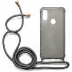 INOS ���� TPU CROSSBODY ��� SAMSUNG A705F GALAXY A70 SHOCK PROOF SMOKE �� ���� STRAP - (5205598129538)